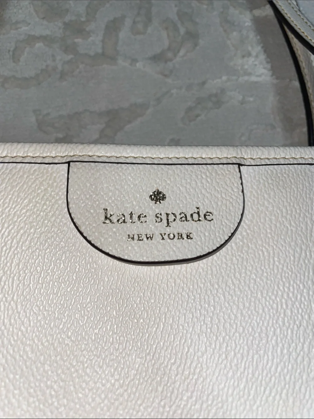 kate spade Cream/White Lori Tote Bag
